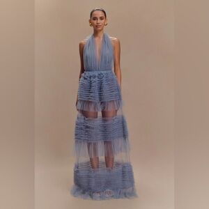 MINKA - Elegant Blue Evening Gown